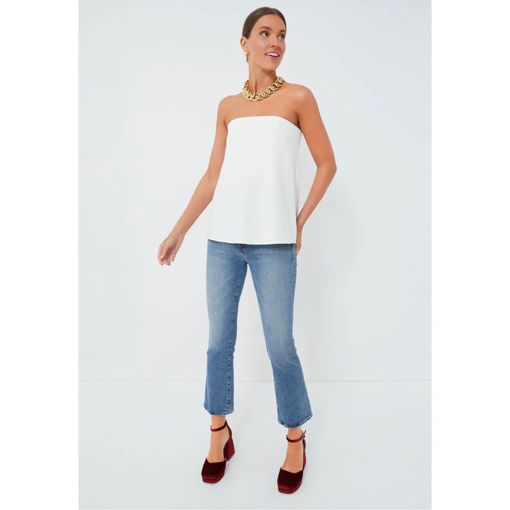Tuckernuck NWT Marin crepe top ivory